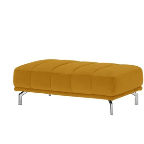 Lounge Collection XXL-Hocker  Sarina ¦ gelb ¦ Maße (cm): B: 127 H: 43 T: 77.0