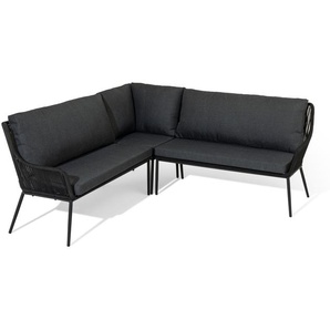 Lounge-Ecke mit Textilgeflecht