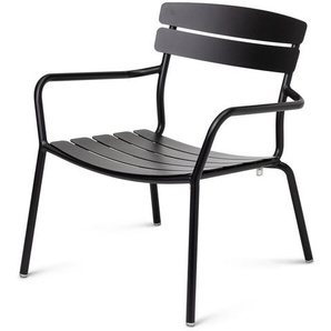 Lounge Sessel Granada Aluminium schwarz, 75x68.2x69.5 cm