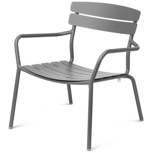 Lounge Sessel Granada Aluminium grau, 75x68.2x69.5 cm