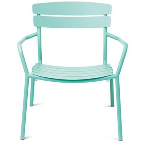 Lounge Sessel Granada Aluminium mint grün, 75x68.2x69.5 cm