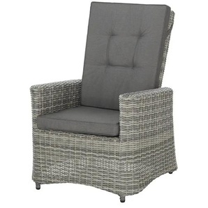 Gartensessel mit Rückenverstellung Padua ¦ grau ¦ Maße (cm): B: 74 H: 106 T: 85.0