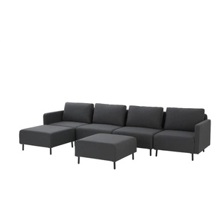 Lounge-Set Holly - grau - Materialmix | Möbel Kraft