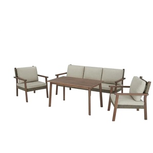 Lounge - Set Monaco - holzfarben - Materialmix | Möbel Kraft