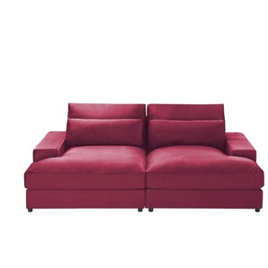 Lounge Sofa  Branna ¦ rot ¦ Maße (cm): B: 232 H: 88 T: 164.0