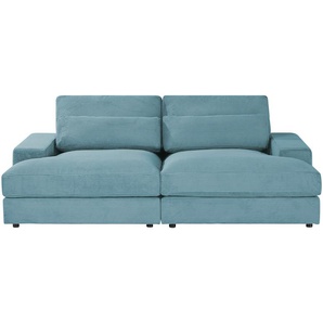 Lounge Sofa  Branna ¦ türkis/petrol ¦ Maße (cm): B: 232 H: 88 T: 164.0