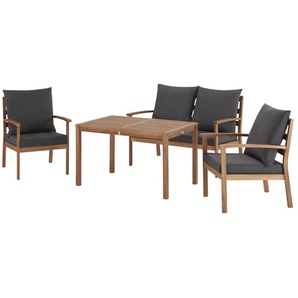 Loungegruppe Caracas - holzfarben - Materialmix | Möbel Kraft