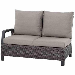 Loungemodul Siena Garden Corido 2-Sitzer rechts Polyrattan charocal H16687