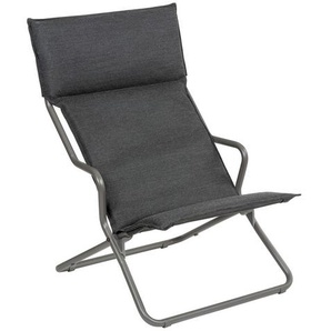 Lounger Ancône Lafuma Polster Hedona onyx schwarz, 94x66x71 cm