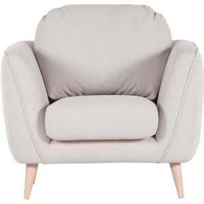 Loungesessel GUTMANN FACTORY Sessel Gr. Flachgewebe, B/H/T: 95 cm x 70 cm x 85 cm, beige Einzelsessel Lounge-Sessel Lounge-Gartenmöbel