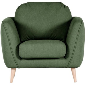 Loungesessel GUTMANN FACTORY Sessel Gr. Flachgewebe, B/H/T: 95 cm x 70 cm x 85 cm, grün Einzelsessel Lounge-Sessel Lounge-Gartenmöbel