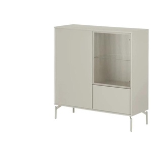 Love it Highboard  Flumeri ¦ beige ¦ Maße (cm): B: 113,5 H: 118 T: 43.0