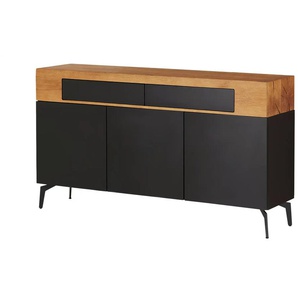 Love it Sideboard - schwarz - Materialmix - 160 cm - 90 cm - cm 40,0 | Möbel Kraft