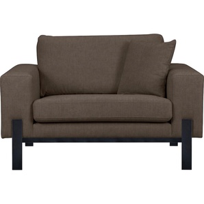 Loveseat OTTO PRODUCTS Enno Sessel Gr. Samtoptik recycelt, B/H/T: 128 cm x 86 cm x 88 cm, braun XXL Sessel Verschiedene Bezugsqualitäten: Baumwolle, recyceltes Polyester
