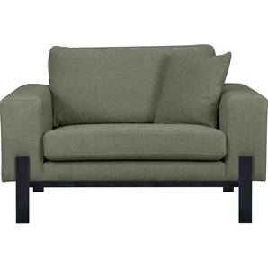 Loveseat OTTO PRODUCTS Enno Sessel Gr. Samtoptik recycelt, B/H/T: 128 cm x 86 cm x 88 cm, grün XXL Sessel Verschiedene Bezugsqualitäten: Baumwolle, recyceltes Polyester