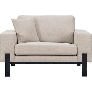 Loveseat OTTO PRODUCTS Enno Sessel Gr. Struktur fein recycelt, B/H/T: 128 cm x 86 cm x 88 cm, beige XXL Sessel Verschiedene Bezugsqualitäten: Baumwolle, recyceltes Polyester