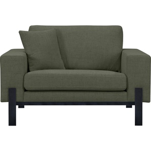 Loveseat OTTO PRODUCTS Enno Sessel Gr. Struktur fein recycelt, B/H/T: 128 cm x 86 cm x 88 cm, grün XXL Sessel Verschiedene Bezugsqualitäten: Baumwolle, recyceltes Polyester