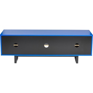Lowboard ANDAS Sideboards Gr. B/H/T: 150 cm x 50 cm x 40 cm, bunt (schwarz, blau) Lowboards mit besonderem Print, push-to-open Funktion