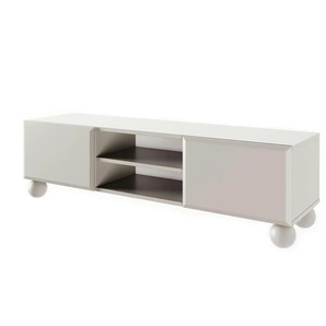 Lowboard - beige - Materialmix - 137 cm - 40,5 cm | Möbel Kraft