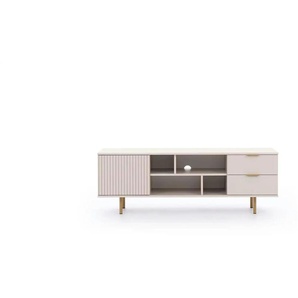 Lowboard - beige - Materialmix - 150 cm - 52 cm | Möbel Kraft