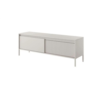 Lowboard - beige - Materialmix - 153 cm - 53 cm | Möbel Kraft