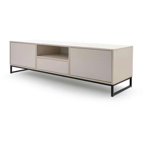 Lowboard - beige - Materialmix - 160 cm - 48,5 cm | Möbel Kraft