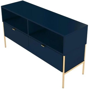Lowboard - blau - Materialmix - 120 cm - 65 cm | Möbel Kraft