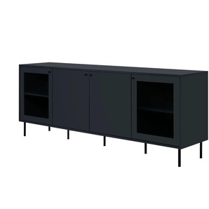 Lowboard - blau - Materialmix - 180 cm - 68 cm - cm 40,0 | Möbel Kraft