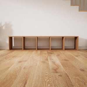 Lowboard Eiche - Designer-TV-Board: Hochwertige Qualität, einzigartiges Design - 195 x 40 x 34 cm, Komplett anpassbar