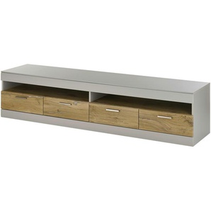 Lowboard - grau - Materialmix - 200 cm - 45 cm | Möbel Kraft