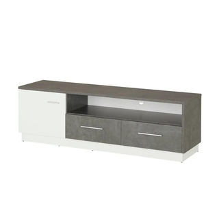 Lowboard - grau - Materialmix - 163 cm - 52 cm - cm 44,0 | Möbel Kraft