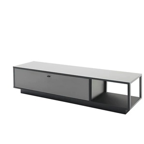 Lowboard - grau - Materialmix - 186 cm - 43 cm - cm 50,0 | Möbel Kraft