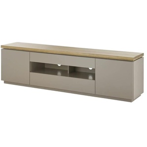 Lowboard - grau - Materialmix - 200 cm - 57 cm - cm 40,0 | Möbel Kraft