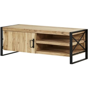 Lowboard - holzfarben - Materialmix - 130 cm - 46 cm - cm 50,0 | Möbel Kraft