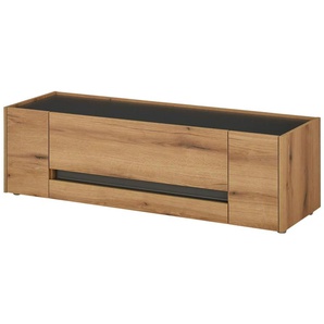 Lowboard - holzfarben - Materialmix - 140 cm - 42 cm | Möbel Kraft