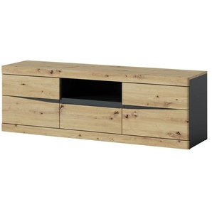 Lowboard - holzfarben - Materialmix - 150 cm - 50 cm - cm 39,9 | Möbel Kraft