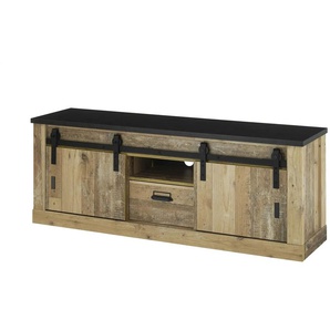 Lowboard - holzfarben - Materialmix - 160 cm - 60 cm - cm 42,0 | Möbel Kraft