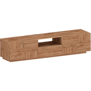 Lowboard INOSIGN Pongo Sideboards Gr. B/H/T: 220 cm x 46 cm x 44,2 cm, 1, braun (oak wotan) Lowboards