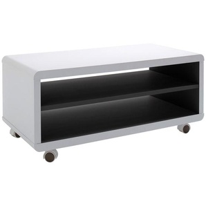 Xxxl Lowboard Jeff, Schwarz, Weiß, Holzwerkstoff, 1 Fächer, 79x35x39 cm, Typenauswahl, in verschiedenen Holzdekoren erhältlich, Wohnzimmer, Wohnwände,
