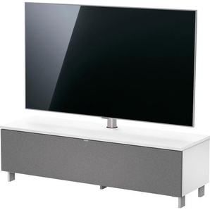Lowboard JUST BY SPECTRAL Just Racks Sideboards Gr. B/H/T: 130 cm x 38 cm x 40 cm, TV - Paket, weiß Lowboards