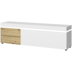 Lowboard  Luci ¦ weiß ¦ Maße (cm): B: 181 H: 57 T: 48.0