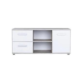 Lowboard - mehrfarbig - Materialmix - 114 cm - 51 cm | Möbel Kraft