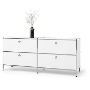 Lowboard Metall »CN3« mit 4 Schubladen, weiß