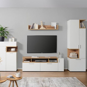 Lowboard »Nonza« - braun - Holz -