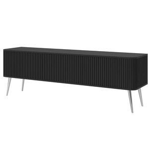 Selsey Lowboard  Ovarlo ¦ schwarz ¦ Maße (cm): B: 163,2 H: 49,2