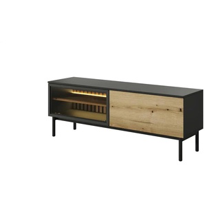 Lowboard  Lango ¦ schwarz ¦ Maße (cm): B: 149,9 H: 54,8