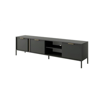 Lowboard  Lars ¦ schwarz ¦ Maße (cm): B: 202,9 H: 53,4