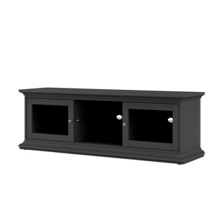 Lowboard - schwarz - Materialmix - 149,4 cm - 50,7 cm - cm 41,6 | Möbel Kraft