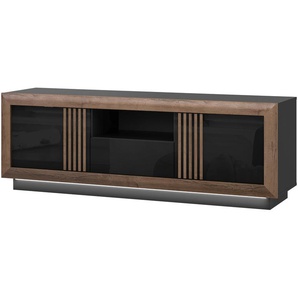 Lowboard  Sevilla ¦ schwarz ¦ Maße (cm): B: 162 H: 56 T: 42.0