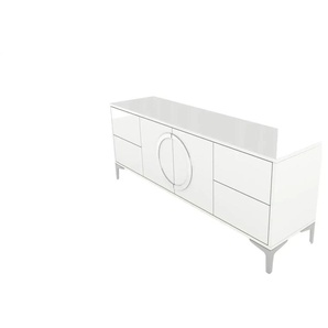 Lowboard  Eva ¦ weiß ¦ Maße (cm): B: 150 H: 59